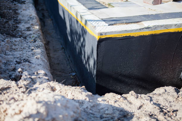 Professional Foundation Crack Repair technician working in Monroe Township, NJ